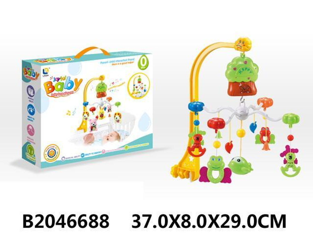 Карусель музыкальная для новорожденных, коробка D135