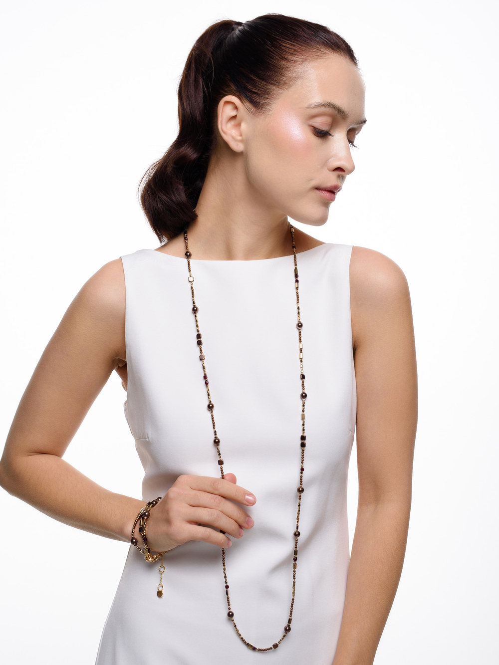 Сотуар "Hematite balls cube" Gold