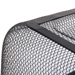 Корзина для хранения металлическая с деревянными ручками «ФАРГО», цвет черный, 19*24,5*40см (лейбл Селфи)