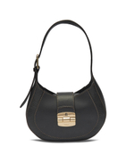 Кожаная сумка хобо furla club 2 s Furla - черный(WB01276 BX0053)