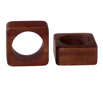 ASA - Набор из 2-х колец для салфеток 5,3х5,3см акация / артикул   93770970  / GTIN 4024433019244