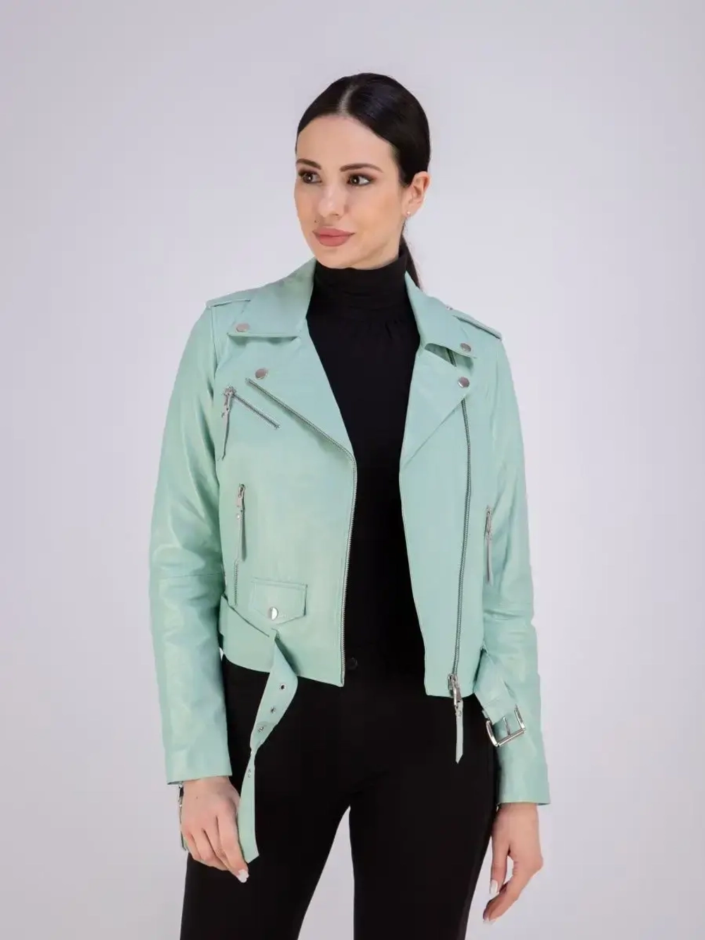 Косуха кожаная из натуральной кожи Турция