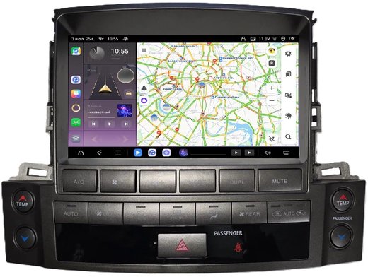 Магнитола для Lexus LX570 2007-2015 - Carmedia KP-L9001FW QLed, Android 13, TS20, CarPlay, SIM-слот