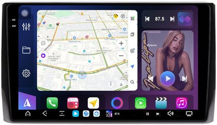Магнитола для Skoda Kodiaq, Karoq - FarCar GX785/2020M монитор 10.36" 2K QLED на Android 14, TS20, 6+128Гб, CarPlay, 4G SIM-слот