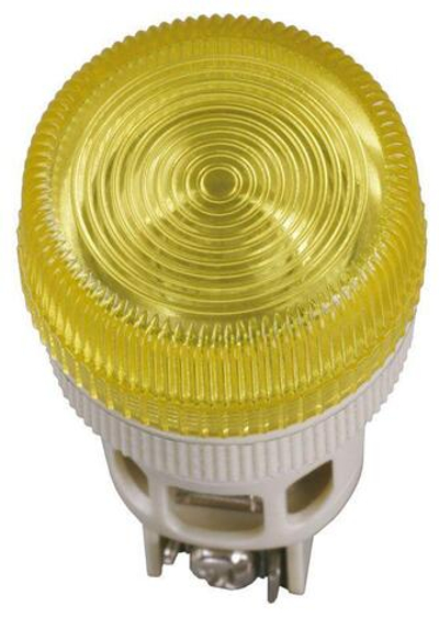 Лампа светосигнальная ENR-22 d22мм 240В AC желт. цилиндр неон IEK BLS40-ENR-K05