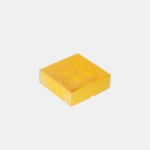 Коробка для 9 моти с пластиковой крышкой 172*172*55 мм (желтый)