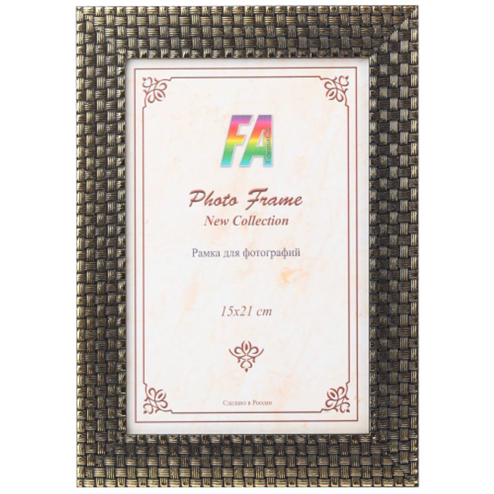 FA пластик Ротанг золото 10х15 | FA фототовары