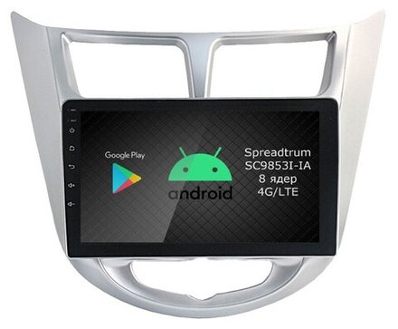 Магнитола для Hyundai Solaris 2010-2016 - Roximo RI-2003 Android 12, ТОП процессор, 8/128Гб, SIM-слот