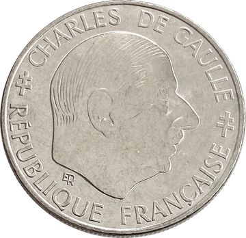 1 франк 1988 Франция «Шарль де Голль»