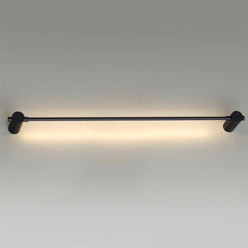 4395/8WL HIGHTECH ODL23 000 черный/металл Настенный св-к IP20 LED 8W 320Лм 3000K DALIA