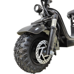 Электроскутер CityCoco WOLONG C1 PRO offroad 48V 11Ah 800W Черный