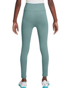 Брюки для девочки теннисные Nike Kids One Dri-Fit Tight - cannon/white