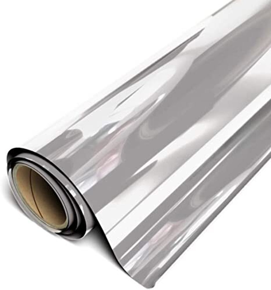 Пленка рулон малый HTV-flex premium PU Soft Metal (Сияющее Серебро), 30,5см*3м