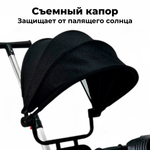 Детский беговел-велосипед BubaGo Split с родительской ручкой арт BG SPY-158-3 цвет Белый