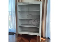 Витрина Type стеклянная высота 150 см (светло-серый)