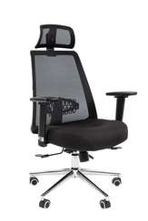 Офисное кресло Chairman 535 Россия LUX ткань черный/черный