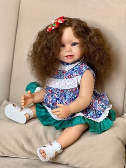 Кукла Реборн виниловая 55см в пакете (FA-306A)