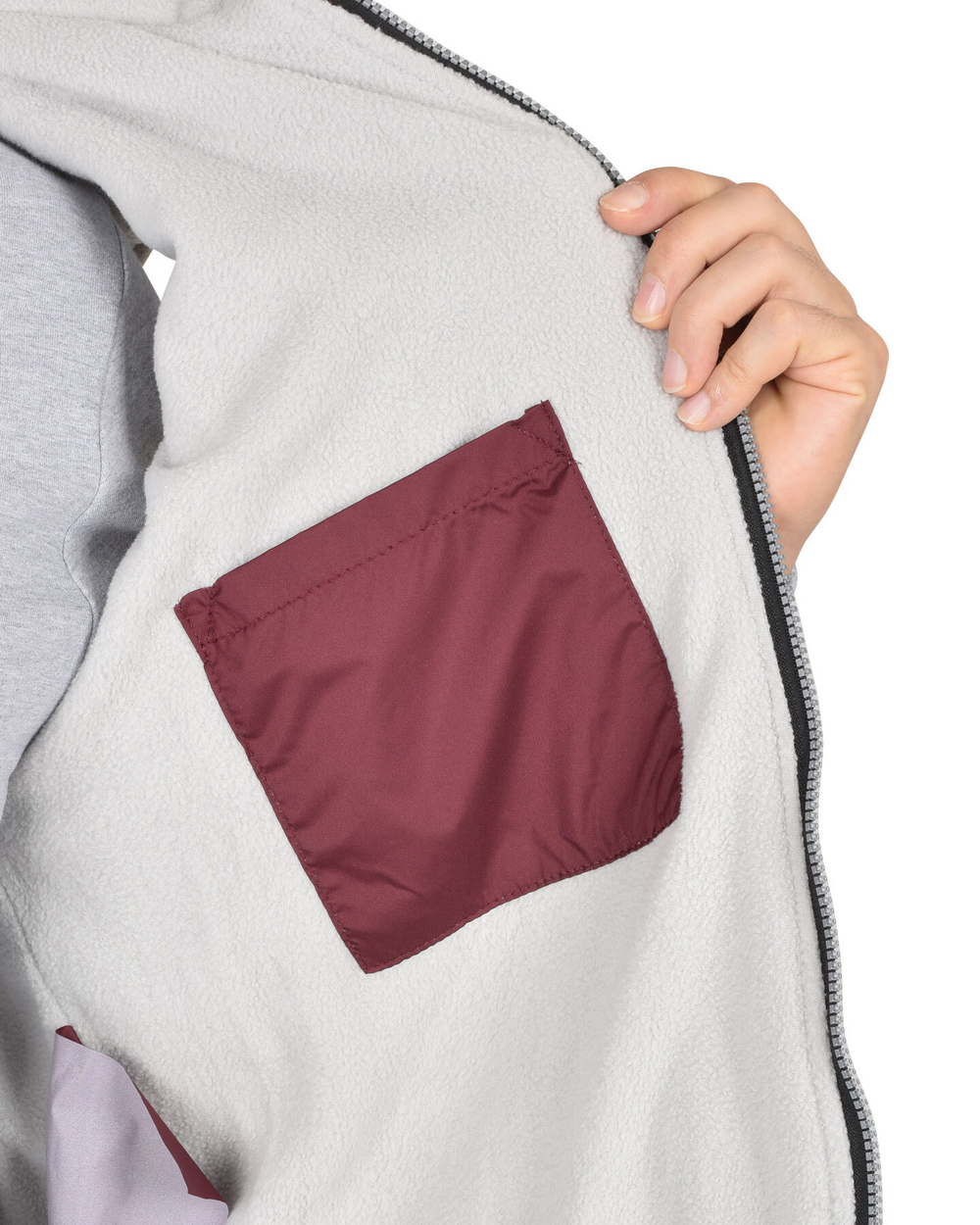 Жилет СИРИУС-ЕВРОПА удлиненный (на подкладке флис) бордовый