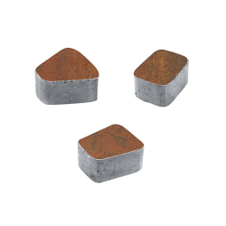 Тротуарная плитка КЛАССИКО (круг) - Листопад гладкий Арабская ночь, комплект из 3 видов плит