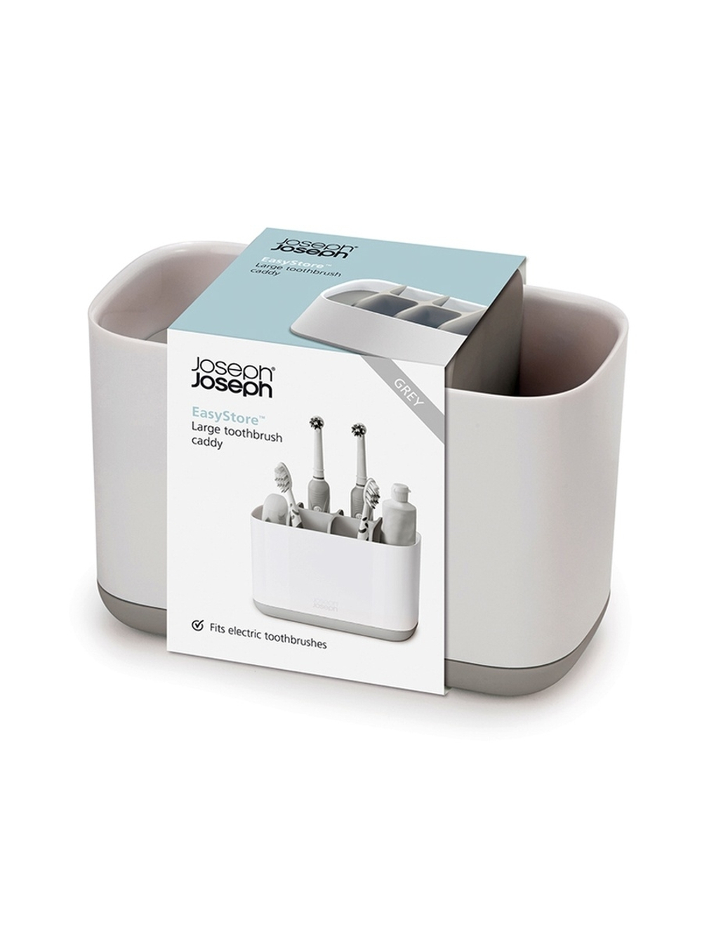 Органайзер для зубных щеток EasyStore™ большой бело-голубой Joseph Joseph 70501
