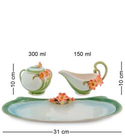 Pavone FM-36/ 2 Набор сахарница и молочник «Кливия»