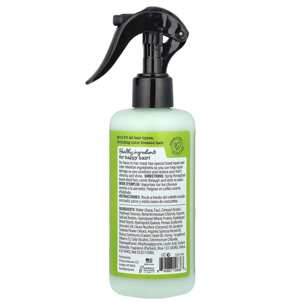 Sauce Beauty, несмываемая восстанавливающая маска для волос, гуакамоле, 236 мл (8 жидк. унций)