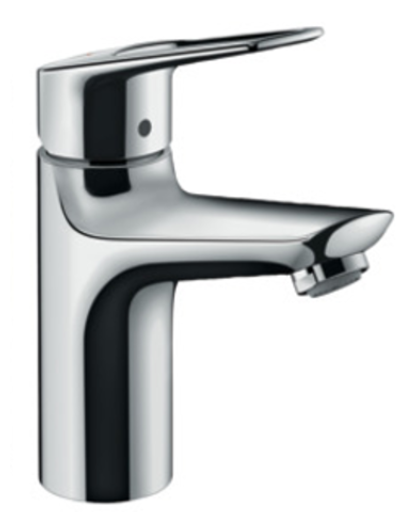 Смеситель 71081000 Hansgrohe Novus Loop для раковины 100 со сливным гарнитуром