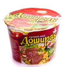 Doshirak Сытный обед Лапша с мясным соусом 110 г, 3 шт