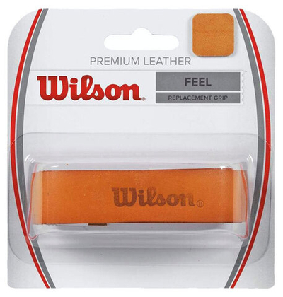 Намотки теннисные базовые Wilson Premium Leather orange 1P