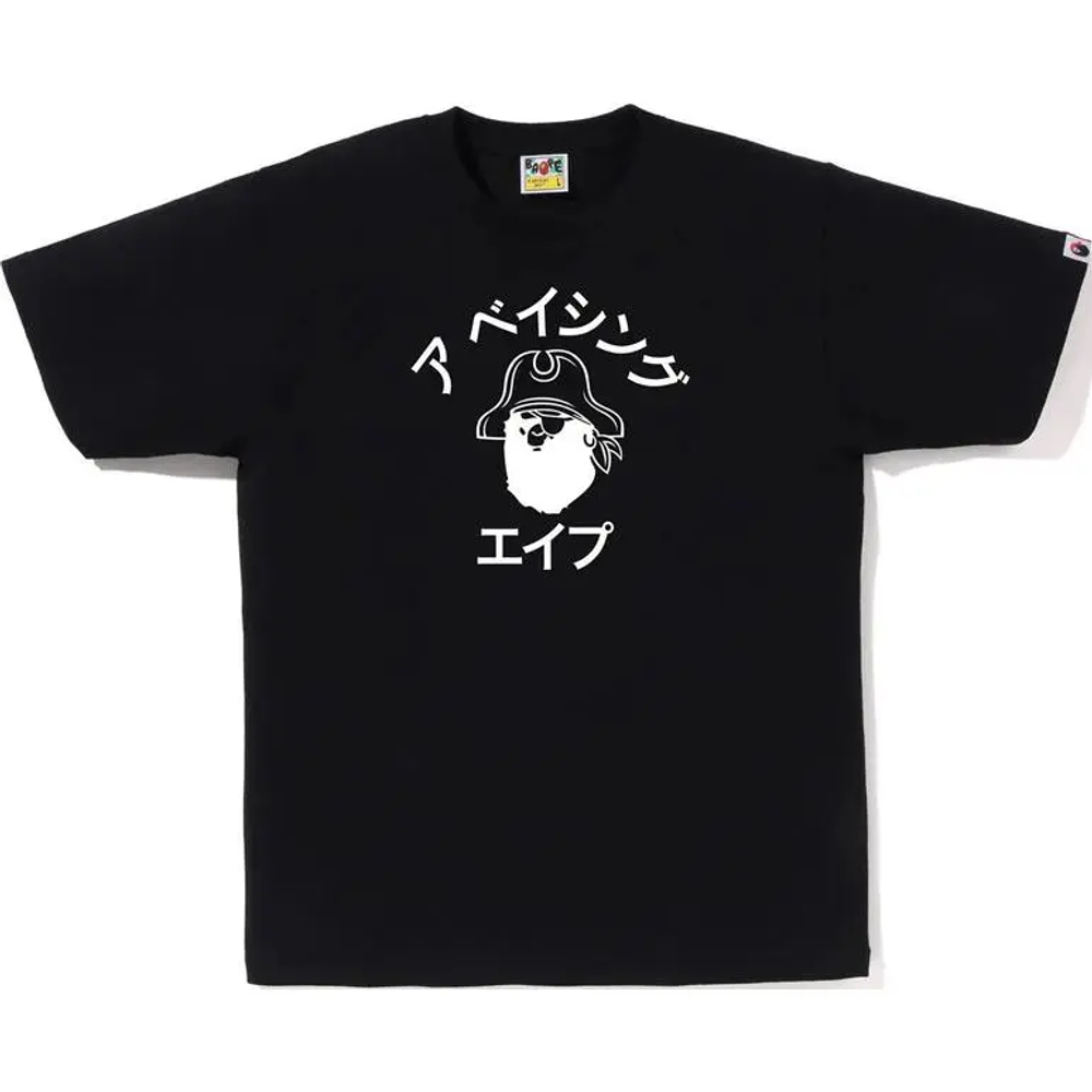 A Bathing Ape Katakana Pirate College Tee