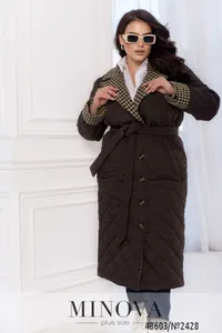 Куртка 2428-шоколад Minova