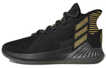 Adidas D Rose 9 Rose non-slip lightweight mid-top basketball shoes men's black gold