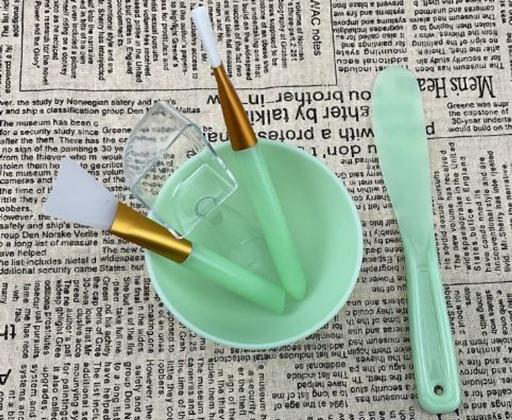 Набор для нанесения маски МЯТНЫЙ