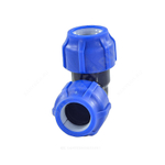 Отвод компрессионный ПЭ Дн 25х90гр Ру16 VALFEX 121001212525