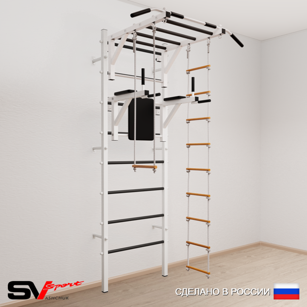 Шведская стенка Sv Sport 549 (Турник рукоход/Брусья/Лестница/Трапеция)
