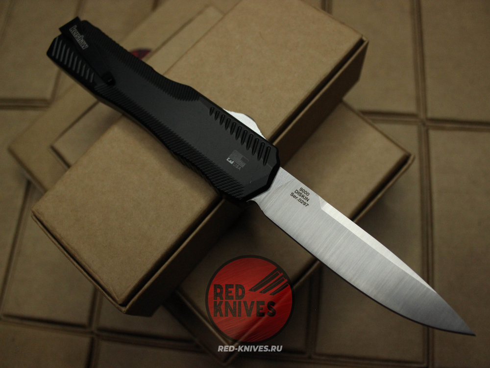 Нож Kershaw Livewire 9000 - черная рукоять, 50 лет