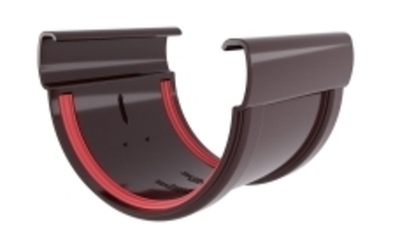 Соединитель желобов 120 мм (для водосточной системы D=120/87 ПВХ Grand Line)