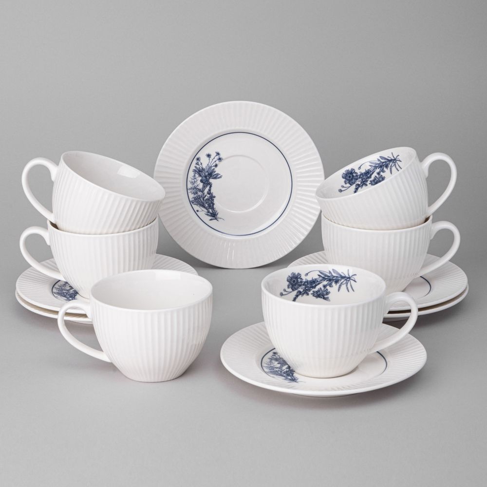 ЧАЙНЫЙ НАБОР LEFARD "ROYAL BLUE" НА 6 ПЕР. 12 ПР. 270 МЛ (КОР=4НАБ.)