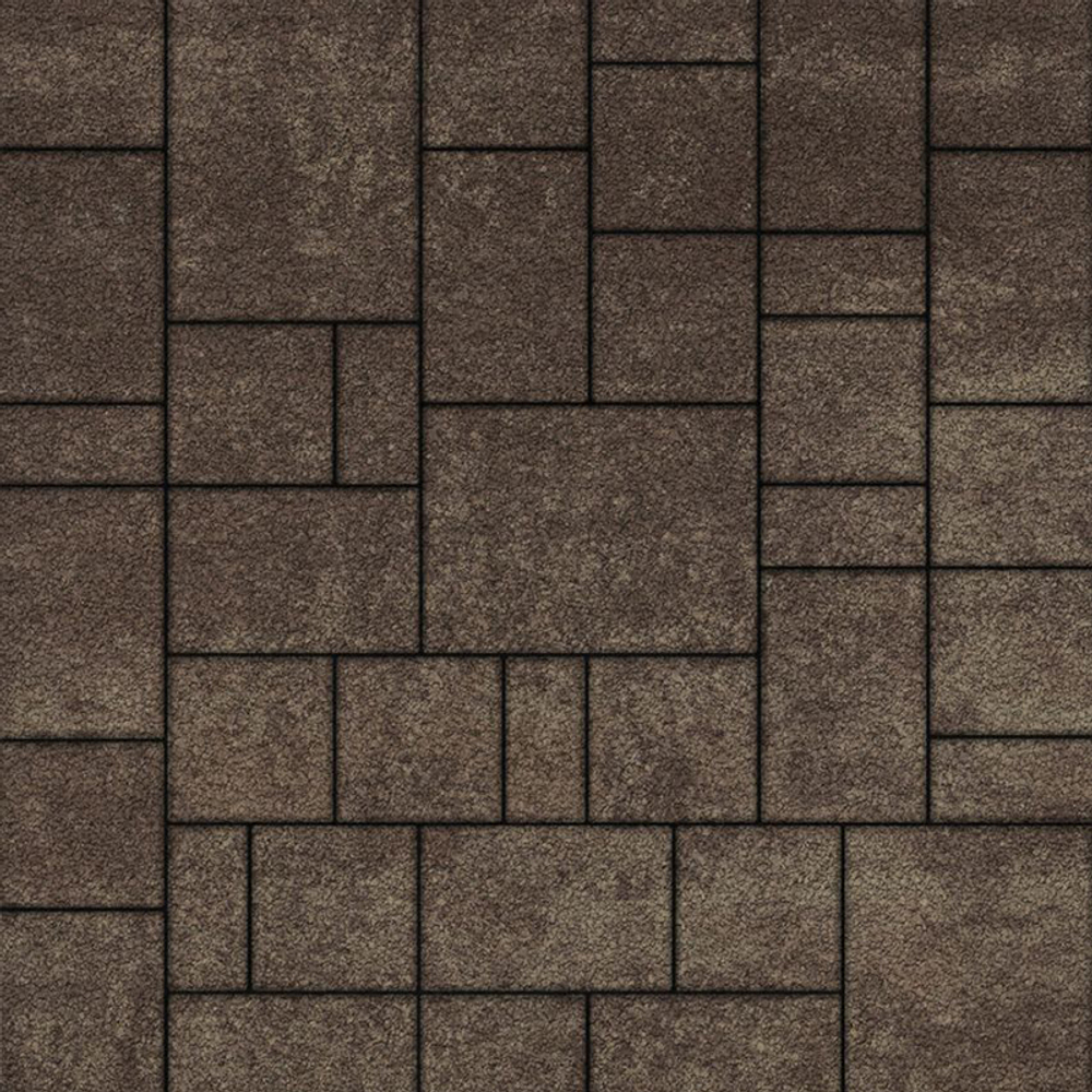 Тротуарная плитка МЮНХЕН - Листопад гранит Хаски, комплект из 4 видов плит