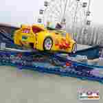 Аттракцион летающая машина «Огонь», 8 мест,  6×3×2,5 м