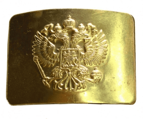 Бляха «Орел РФ» латунь, зол.