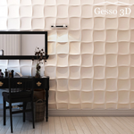 Гипсовая 3D панель Мягкий квадрат