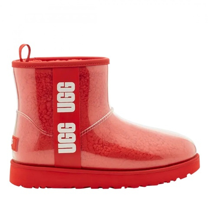 UGG Classic Clear Mini Samba Red
