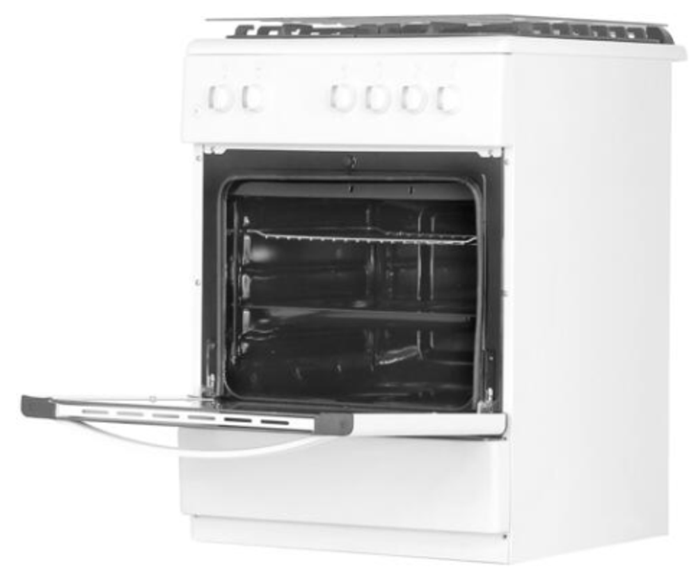 Плита газовая DE LUXE 606040.24г 001(ЧР, белая)