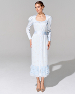 Платье длины миди