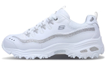 Skechers D"lites Now & Then "White Silver" Women"s