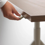 Стол и стул - IKEA IDÅSEN/GRUPPSPEL, ИДОСЕН/ГРУППСПЕЛ ИКЕА, 160х80 см, коричневый/белый