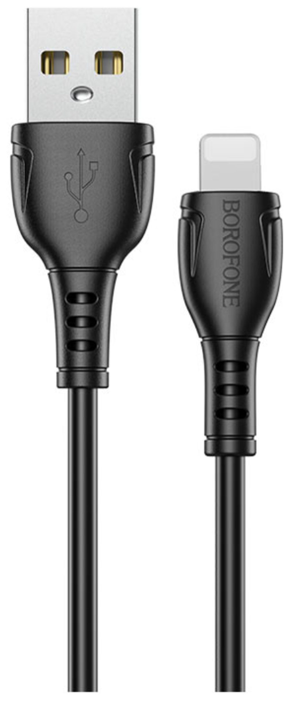 Кабель iPhone Lightning BOROFONE BX51 1м, 2.4A.   черный