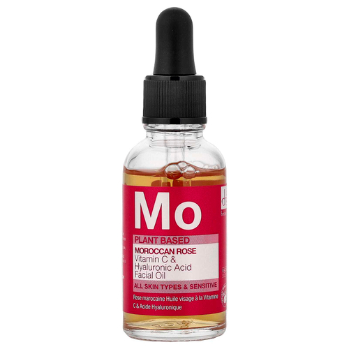 Dr. Botanicals, Марокканская роза, витамин C и масло для лица с гиалуроновой кислотой, для всех типов и чувствительной кожи, 30 мл (1,01 жидк. Унции)