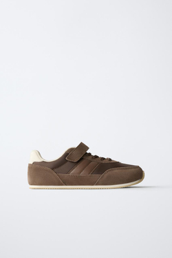 ZARA СПОРТИВНЫЕ КРОССОВКИ BAREFOOT, КОРИЧНЕВЫЙ